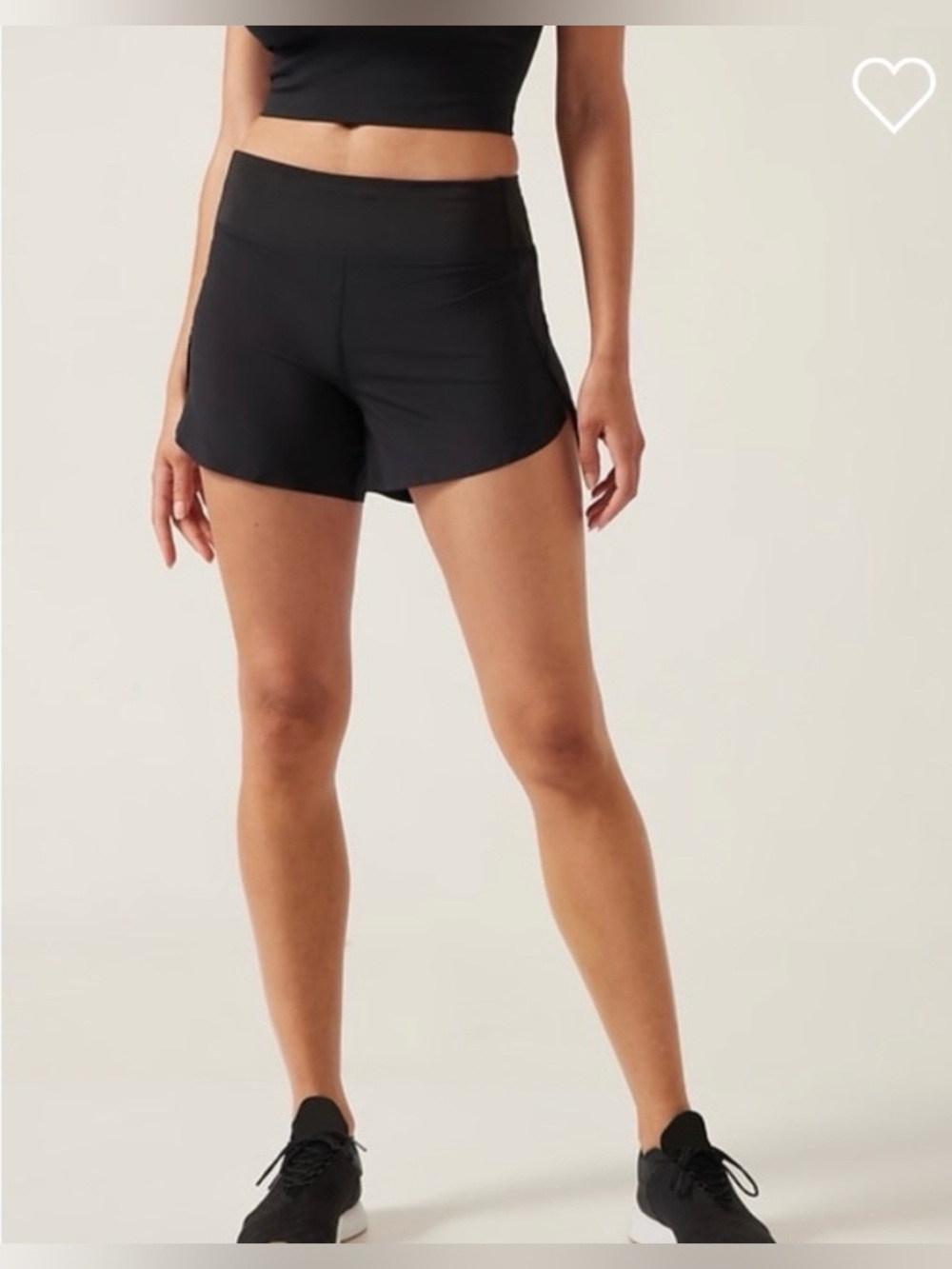 Athleta Women’s Black Run With It 4.5” Shorts XL
